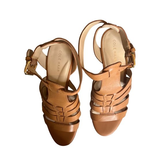 Cole Hann Brown Leather Hill Sandal size 7 - Picture 11 of 12